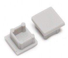 StrongLumio embouts pour profil Smart 10, gris (paire)