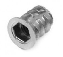 BU03 Écrou a collet M6x17mm