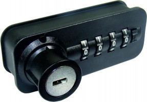 LEHMANN Serrure a combinaison fixe 57.01 droite noir