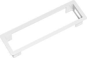 BACHMANN 915.001 cadre Power Frame, 3x, blanc RAL 9010