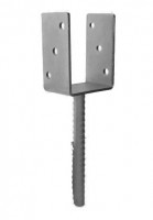TK platine fixation U2 étroite 81x60x5, 20x250mm