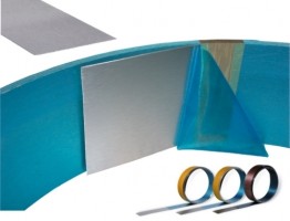 plinthe de protection aluminium brossé 100mm