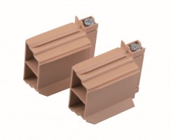 REHAU cheville coulissante 8 mm avec frein hetre clair
