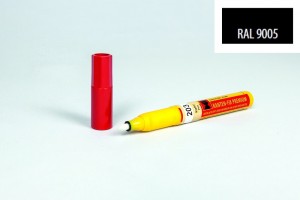 marqueur de retouche pour chants RAL 9005 noir