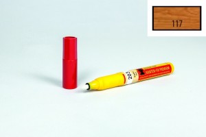 Marqueur de retouche fixe pour chants cerisier clair