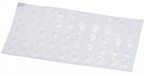 IF amortisseur de porte autocollant 8x1,6mm (50 pcs)