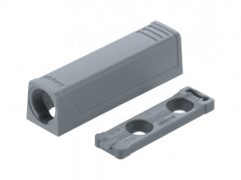 BLUM 956.1201 Tip-on adaptateur, droit, 50mm, gris