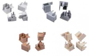 REHAU embouts alu Frame gris foncé