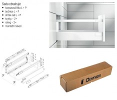 BLUM ensemble Antaro, tiroir D 500mm/65 kg, Blumotion/TOB, blanc
