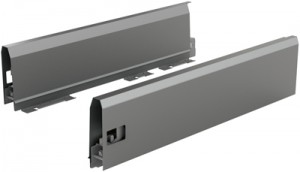 HETTICH 9150497 ArciTech côté 126, 500mm, ensemble flexi, anthracite