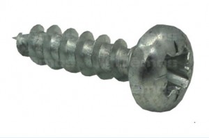 StrongFix Vis a bois PZ 3,5x25 tete demi-ronde zinc blanc PZ2