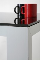 Alu table 100 x 50 inox brossé 1595/795/736 B