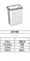 GOLLINUCCI accessoires panier de rechange pour Sistema 900 1x6,5l