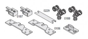 SISCO Silent quincaillerie pour porte intérieure 1 vantail 100kg sans amortisseu