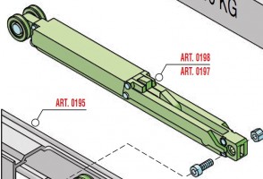 SISCO Silent amortisseur pour porte coulissante intérieure 100kg