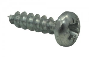 StrongFix Vis a bois PZ 4x16mm tete demi-rond zinc blanc