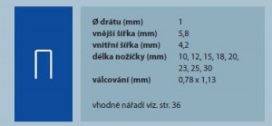 Agrafe 343/18mm zinc M, 4200 pcs