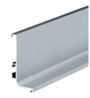 TULIP Gola porte profil J 4,1m imitation inox