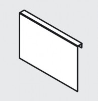 BLUM ZC7A0P0F Ambia Line adaptateur profilé F gris