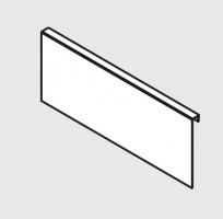 BLUM ZC7A0U0M Ambia Line adaptateur profilé M blanc