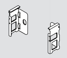 BLUM ZB7N000S Legrabox, supports arriere N, nickel