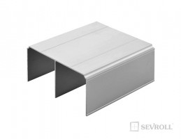 SEVROLL 02838 Comfort guidage supérieur 6m argenté