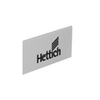 HETTICH 9123009 Arcitech cache-vis avec logo alu