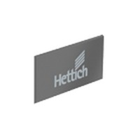 HETTICH 9123005 Arcitech cache-vis avec logo anthracite