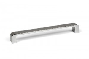 TULIP Poignée Peca 256 chrome brillant/aluminium anodisé TULIP Poignée Peca 256 chrome brillant/aluminium anodisé
