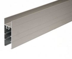 SEVROLL 04455 plinthe inférieure Simple/Blue 3m 18mm argentée