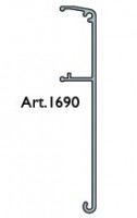 TERNO porte coulissante intérieure en verre, profil de couverture 1690/A/S 3m al