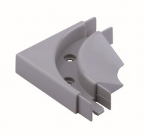 REHAU angle moulure rail de guidage alu a vis gris foncé