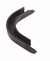 REHAU guide courbe 90° 8mm noir