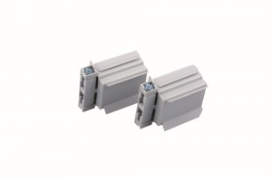 REHAU cheville coulissante 8 mm avec frein gris