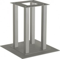 MILADESIGN pied de table central ST877 argent MILADESIGN pied de table central ST877 argent