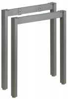 MILADESIGN piétement Mobilar M6306 argent