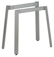 MILADESIGN piétement Mobilar M6308–SL argent