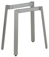 MILADESIGN piétement Mobilar M6307–SL argent