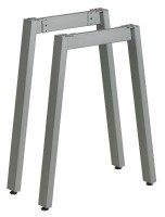 MILADESIGN piétement Mobilar M6306–S argent