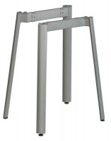 MILADESIGN piétement Mobilar M6306E–SL argent