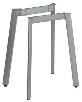 MILADESIGN piétement Mobilar M5406T–SL argent