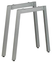 MILADESIGN piétement Mobilar M5407T–S argenté