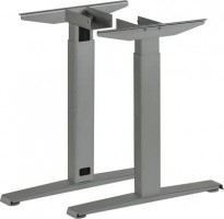 MILADESIGN piétement réglable central Linear LN3402R argent