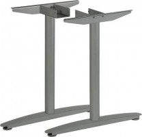 MILADESIGN piétement central pied Linear LN3102 argent