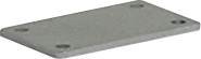 MILADESIGN plaque de montage G9 ST107 argent