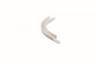 REHAU guide courbe 90° 8mm blanc