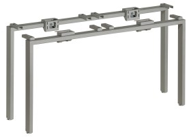 MILADESIGN piétement Quark Q7616 argenté