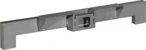 MILADESIGN piétement bas Quark Q7208-K argenté