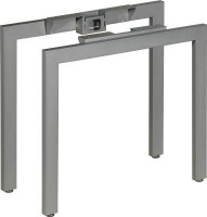 MILADESIGN piétement Quark Q7208 argent