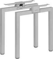 MILADESIGN piétement Quantum Q7306 argent